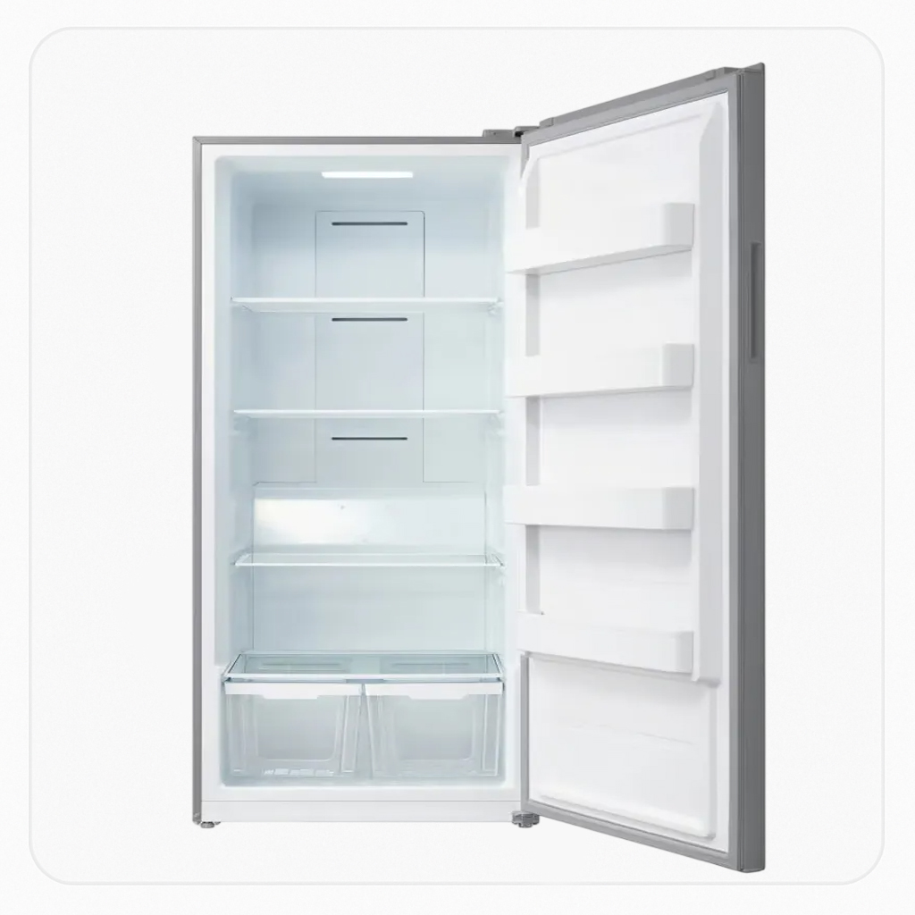 فريزر عمودي أدميرال – 21 قدم – 595 لتر – فضي