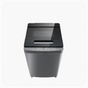 غسالة توشيبا تعبئة علوية – سعة 13.5 كجم – أسود ستيل – محرك دايركت درايف – غطاء زجاجي