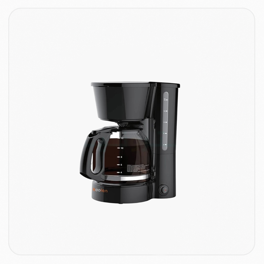 Koolen Coffee Maker 900W – 1.5L – Black – Model 800100013
