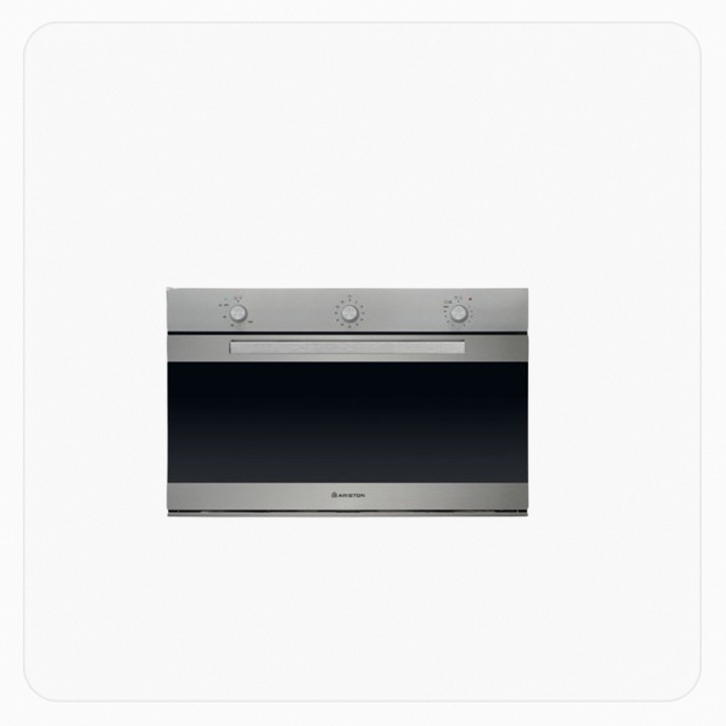 Ariston Built-In Gas Oven 90cm 73L Stainless Steel Auto Ignition – MHG521IX