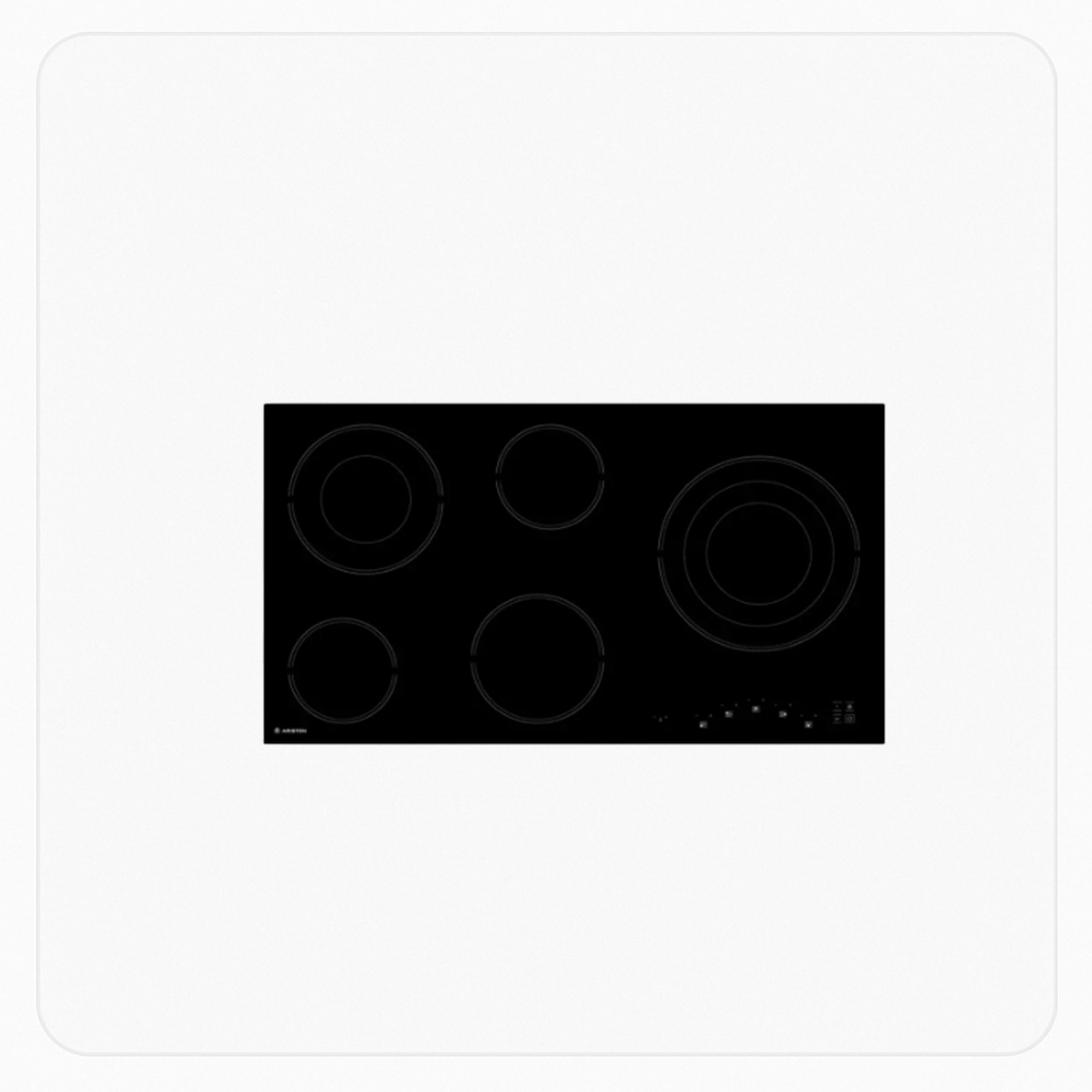 Candy Built-in Electric Ceramic Hob 90cm 5 Cooking Zones Touch Control Black – CH95CE
