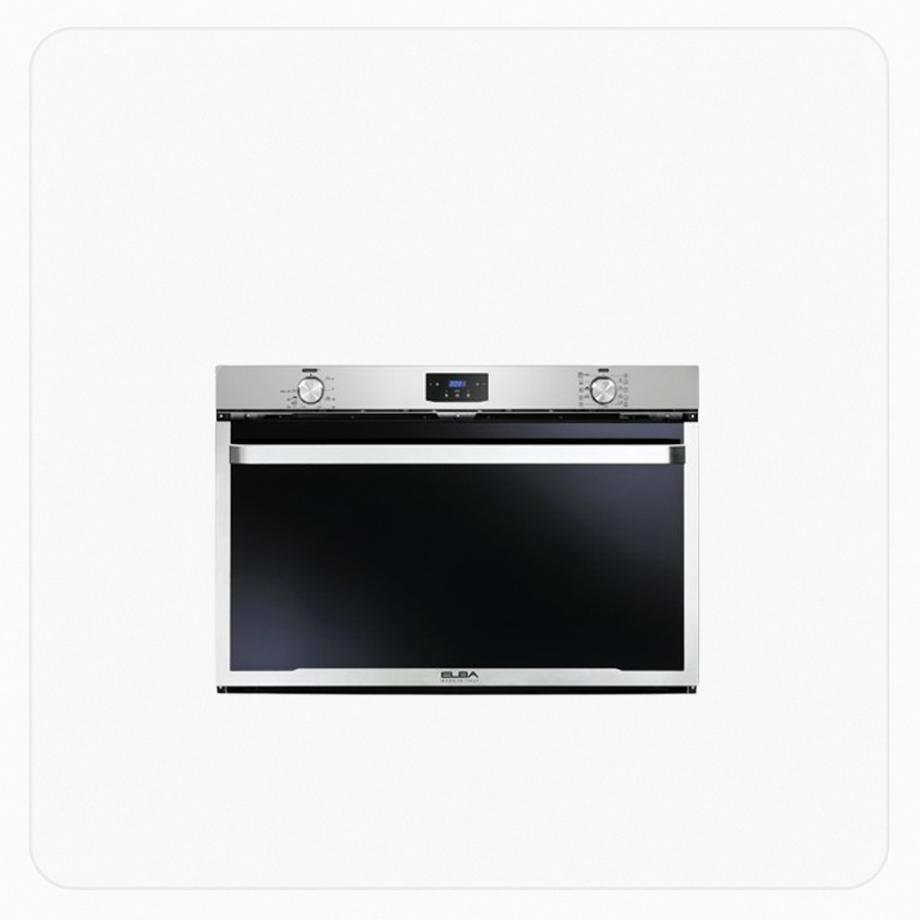 Elba Built-In Electric Oven 90cm 11 Functions 141L Dark Grey Glass – AS ELIO E91 MF