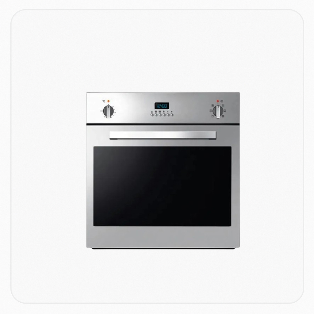 Kelvinator Built-In Electric Oven 60cm 9 Functions 61L Stainless Steel – KRBO-E9TDTLT-1661/X