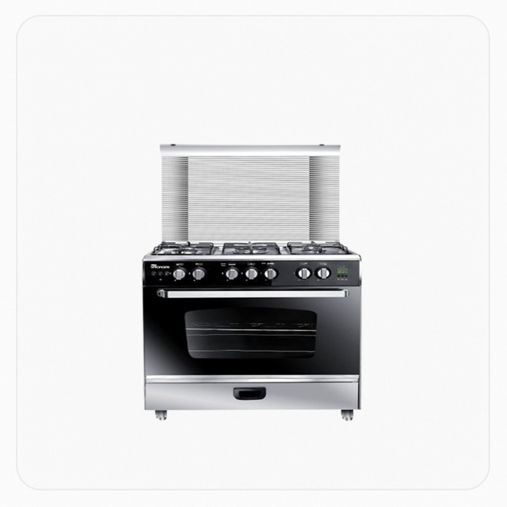 Unionaire Free Stand Gas Cooker 80×60 cm – Auto Ignition – Full Safety – Stainless Steel – Model C6080SS