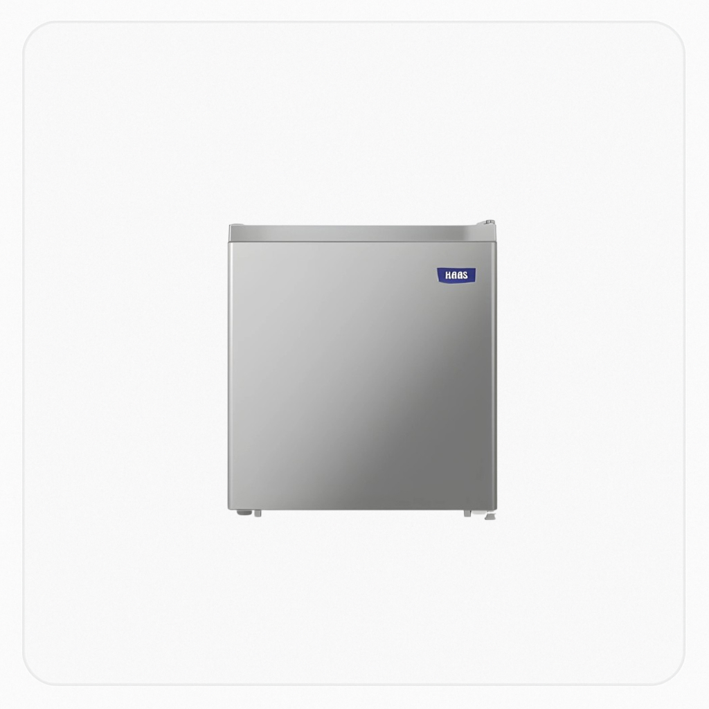 HAAS Fridge – SINGLE-DOOR – 1.6 Cu.Ft, Silver