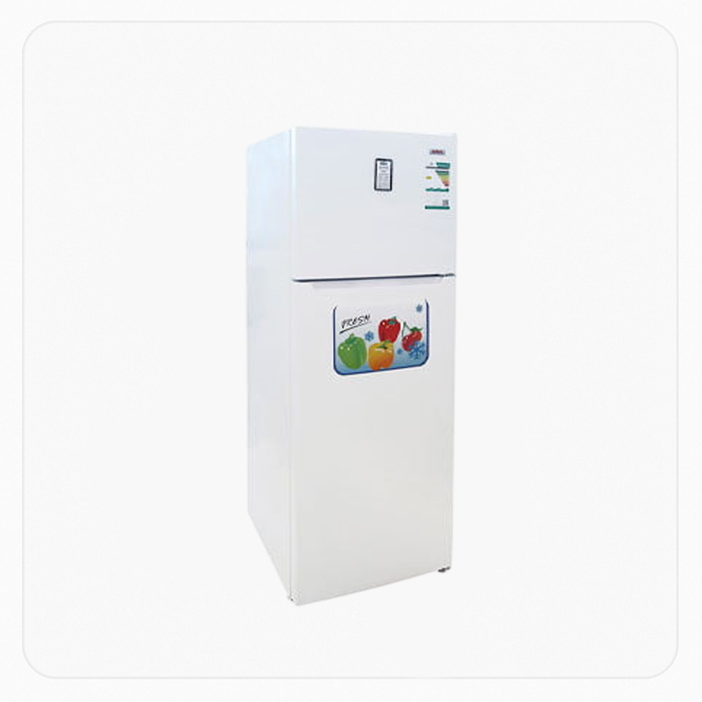 Basic Double Door Refrigerator 11.7 Cu Ft 333 Liters Inverter White BRD-400 HIW