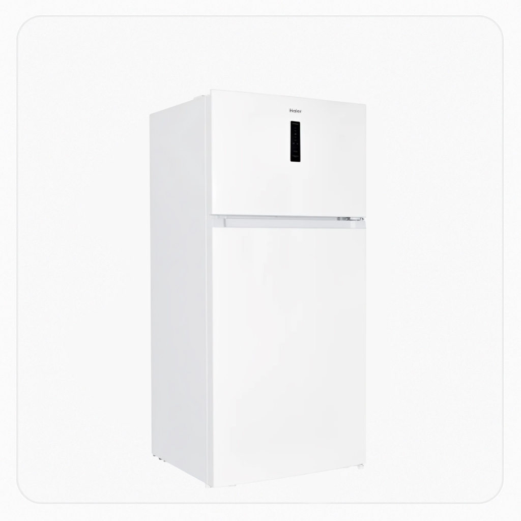 Haier Double Door Refrigerator 18.6 Cu Ft White HRF-680NW-2