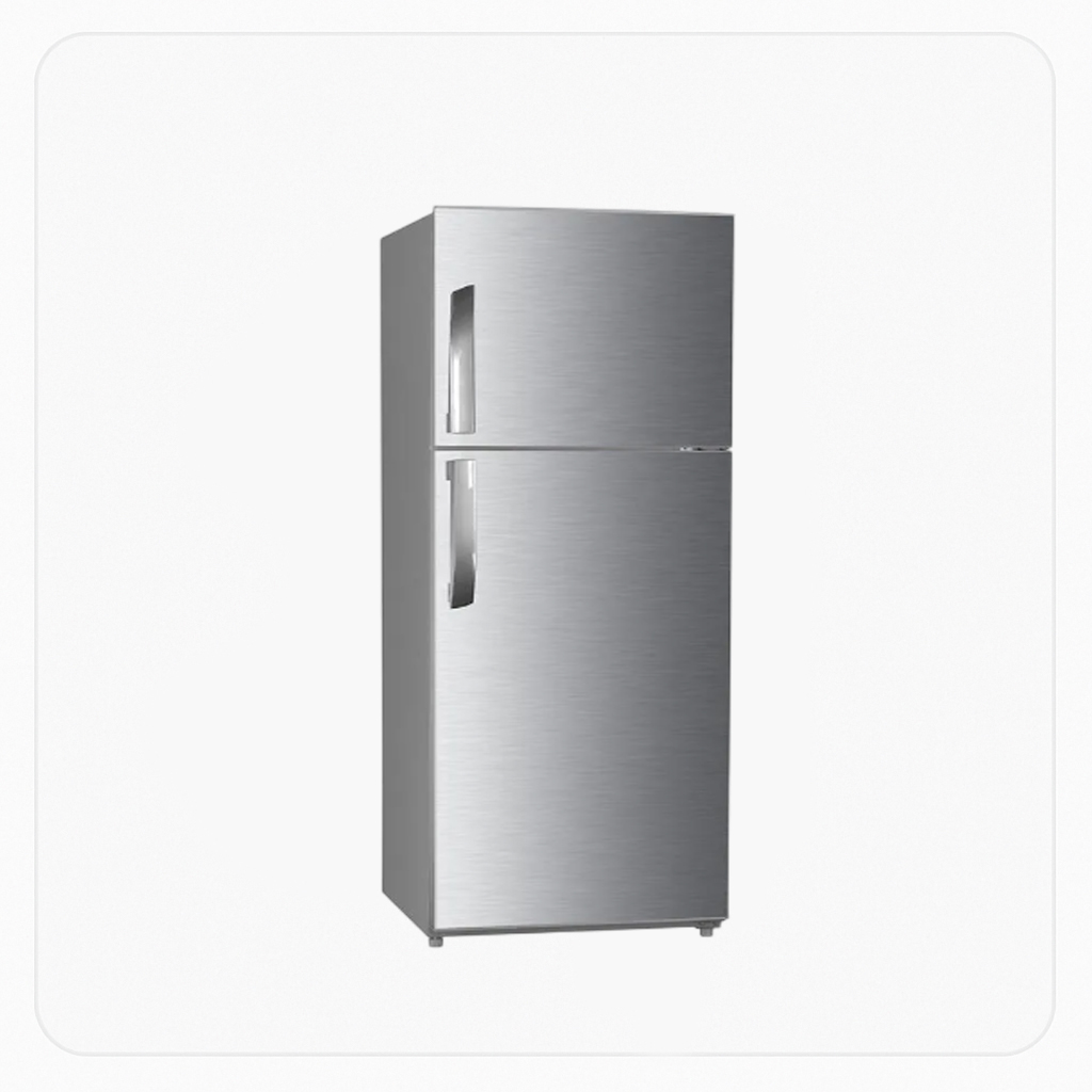 Haier Double Door Refrigerator 16.9 Cu Ft Inverter 479 Liters Steel HRF-580NS-2