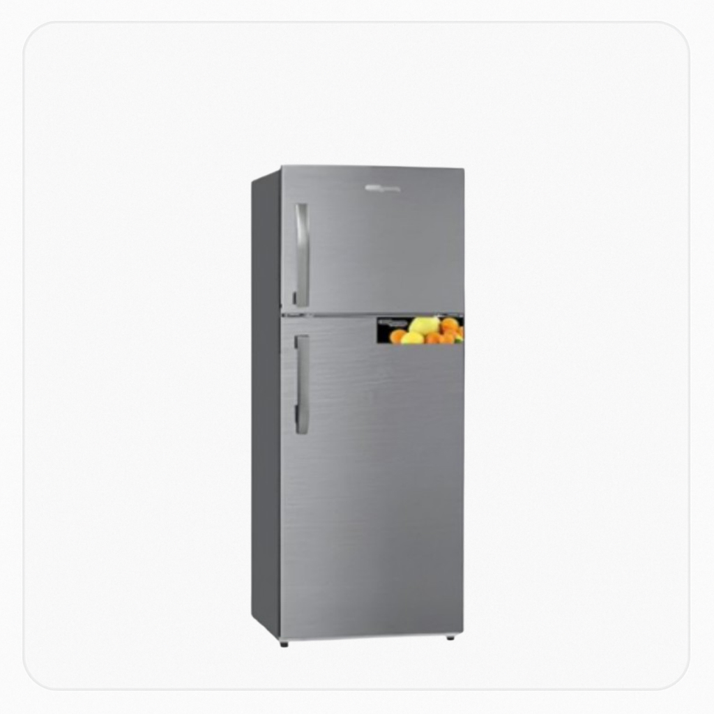 Super General Double Door Refrigerator 14.9 Cu Ft Silver KSGR510-I