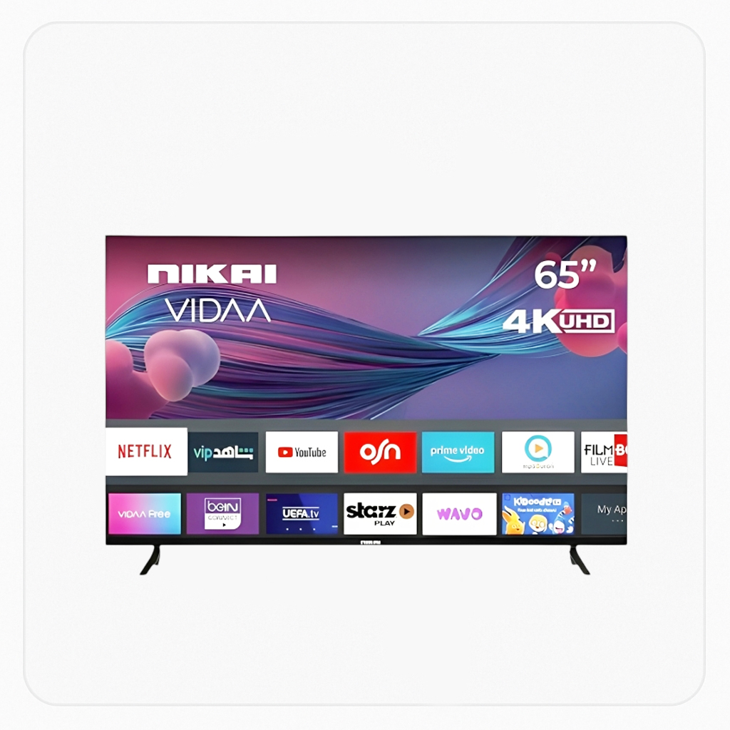 Nikai Smart TV 65 Inch 4K LED – Android – Model UHD65SLED