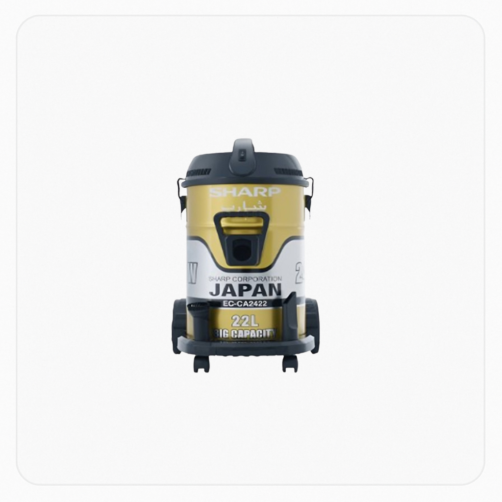 Sharp Drum Vacuum Cleaner – 2400W – 22L – Gold