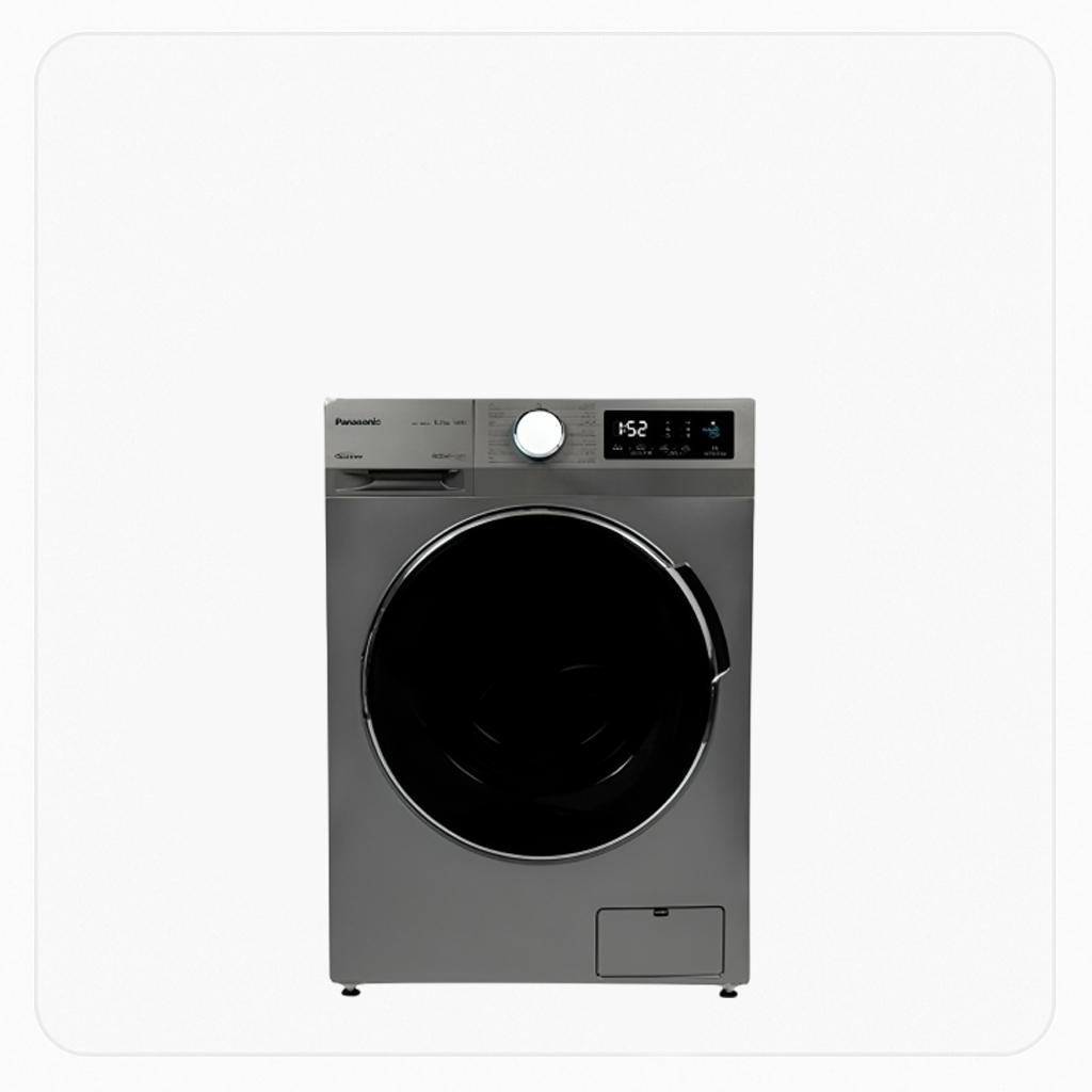 Panasonic Front Load Automatic Washing Machine 9 Kg Capacity with 1400 RPM Silver Color – NA-149MG4LSA