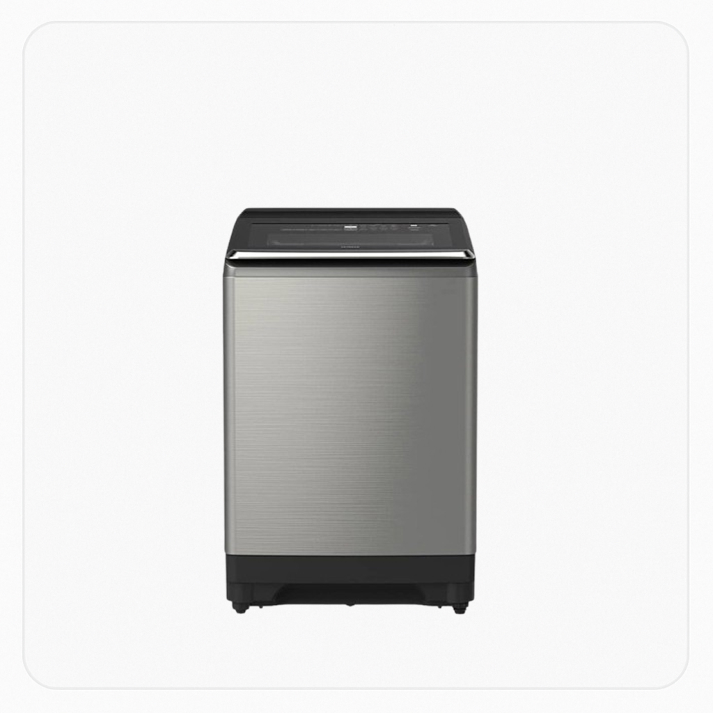 غسالة هيتاشي تحميل علوي أوتوماتيك سعة 22 كجم لون ستانلس ستيل – SF-P220ZFVAD 2206ASS 