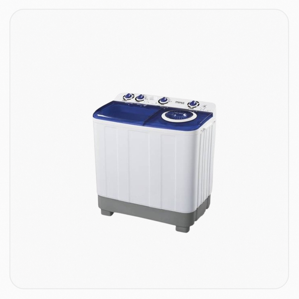 Rantec Twin Tub Washing Machine – 12 Kg – White – Model RAN 12