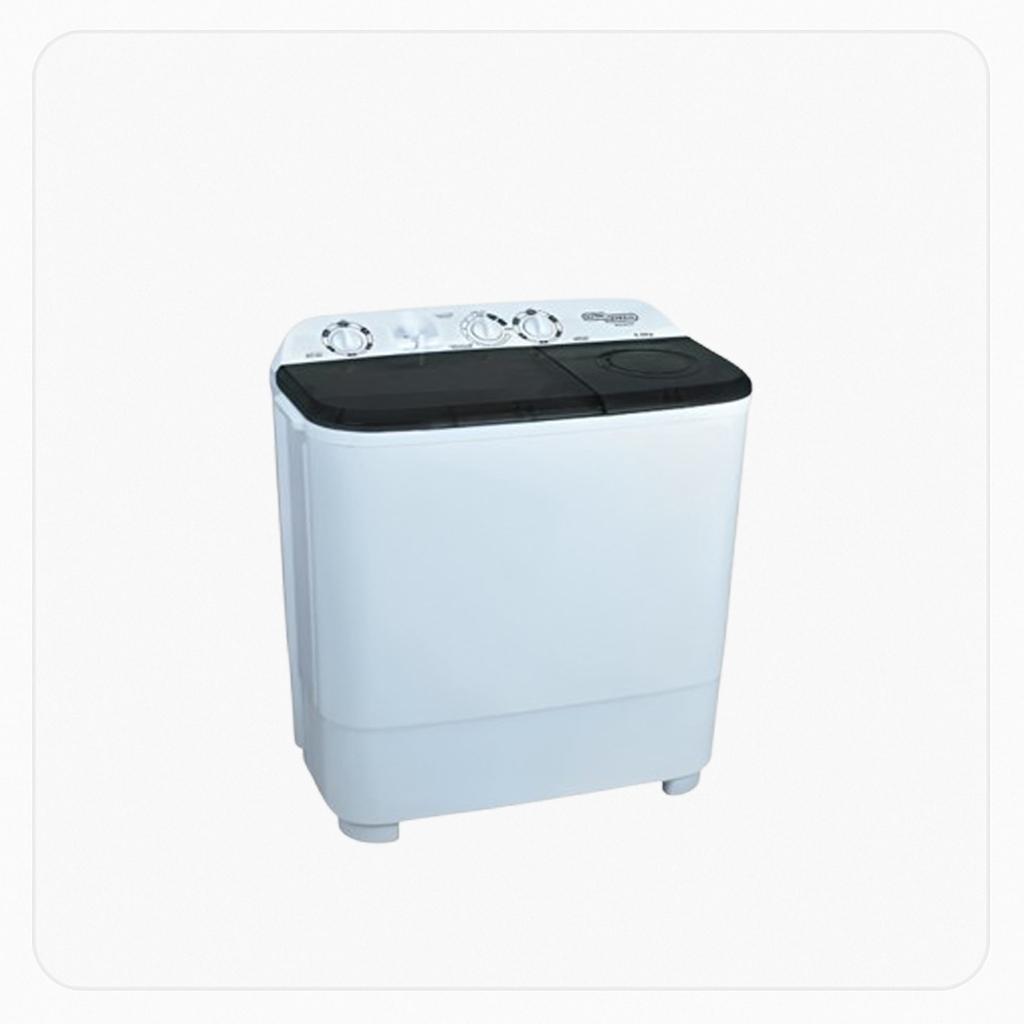 Super General Twin Tub Washing Machine – 18 Kg – White – Model KSGW1888
