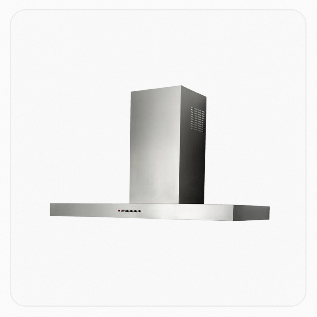 Elba Built-In Kitchen Hood T-Shape 1000 m³/h 90cm – AS T90-1000