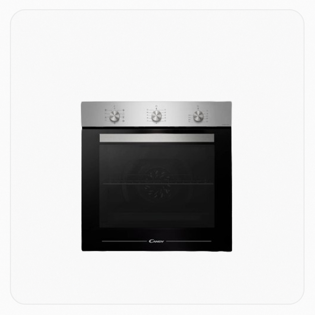 Candy Built-In Electric Oven 60cm 9 Functions 70L Stainless Steel – FCEM663X-19