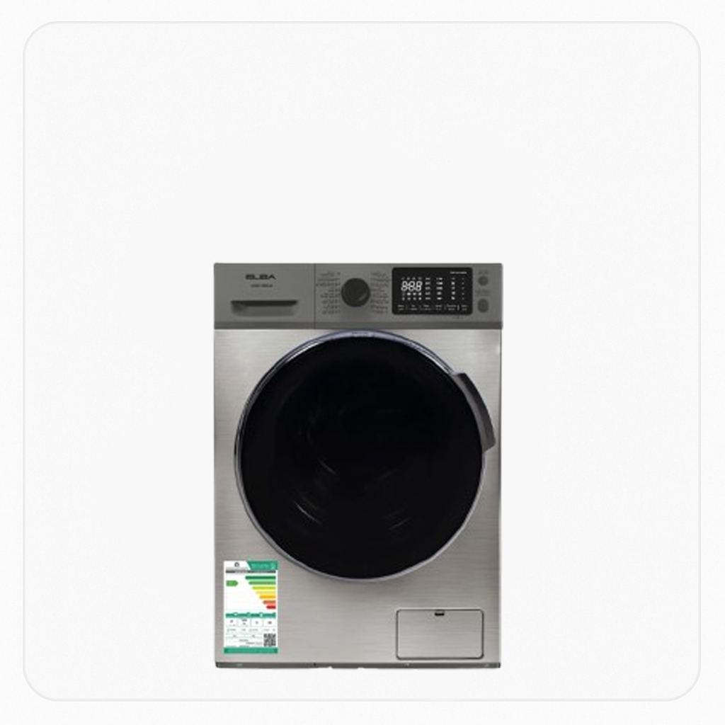 Elba Built-In Washing Machine – 10kg – 100% Drying – 16 Programs – Electronic Control – A+ Efficiency