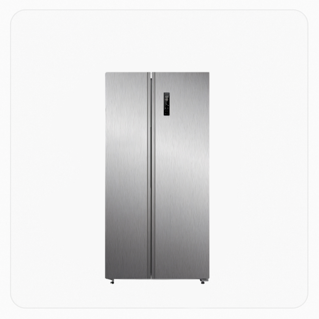 Elba Side-by-Side Refrigerator 15 cu.ft / 442L Stainless Steel – ELBA-442