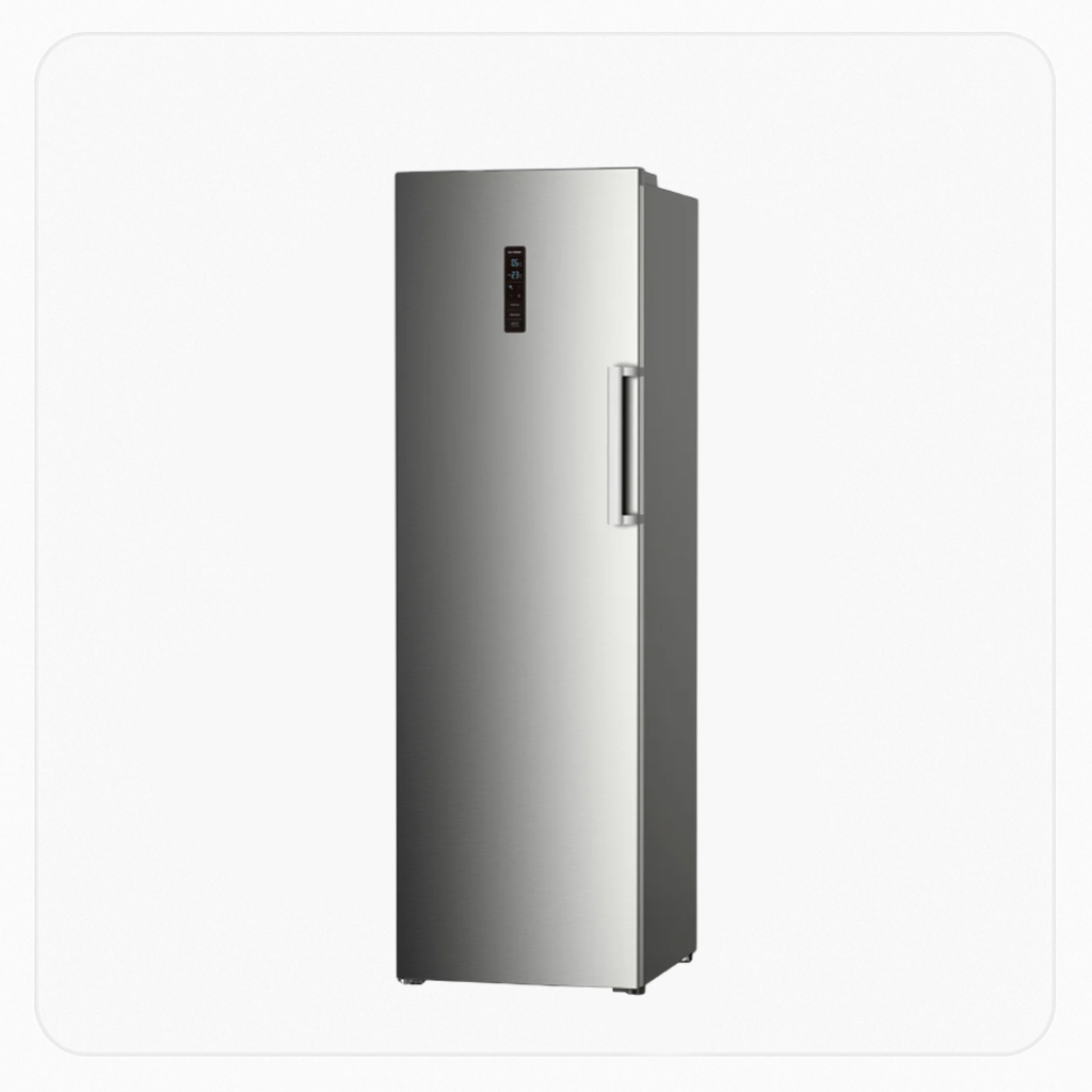Elba Upright Freezer 265L No Frost Steel Finish