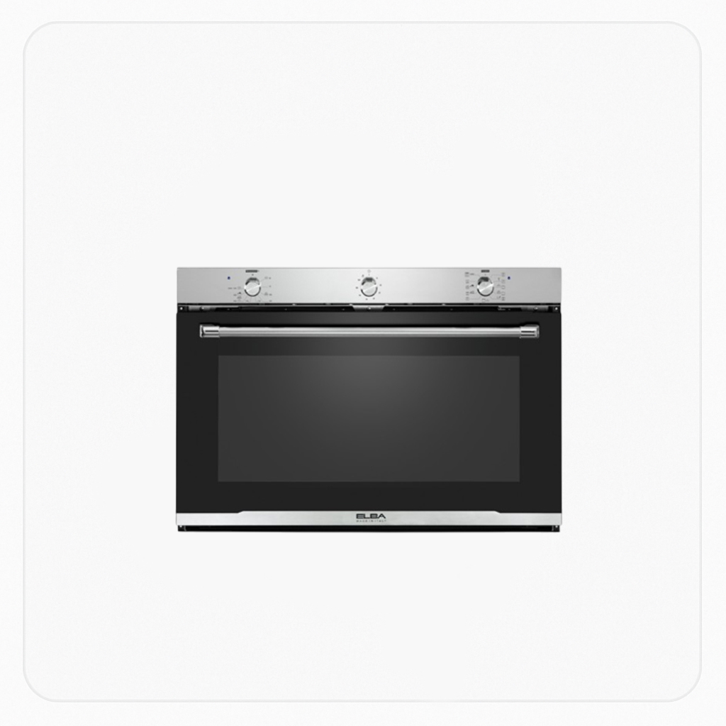 Elba Built-In Electric Oven – 90cm – 11 Functions – Stainless Steel – 141L Capacity – Manual Timer
