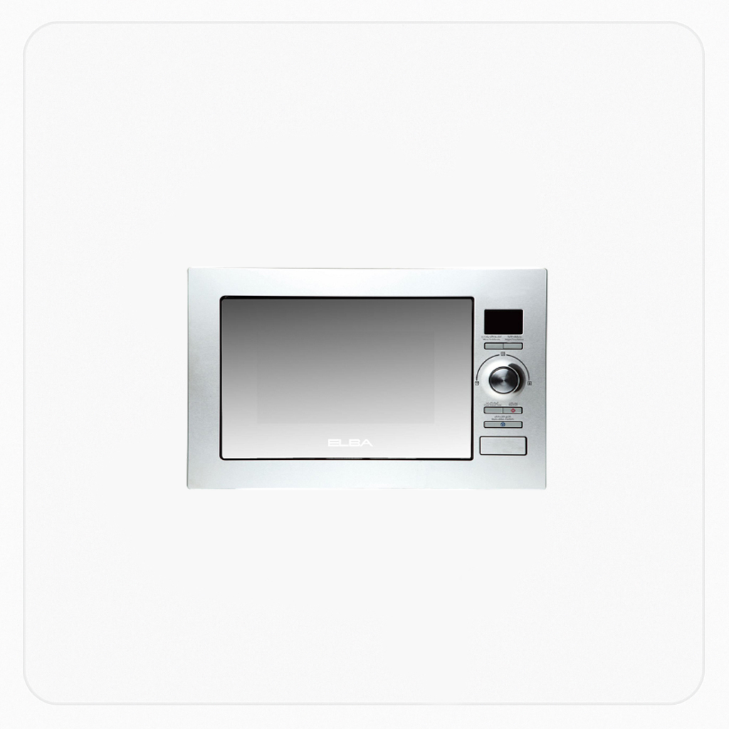 ELBA Built-in Microwave with Grill – 28L – Silver – Digital Display | LUX 28
