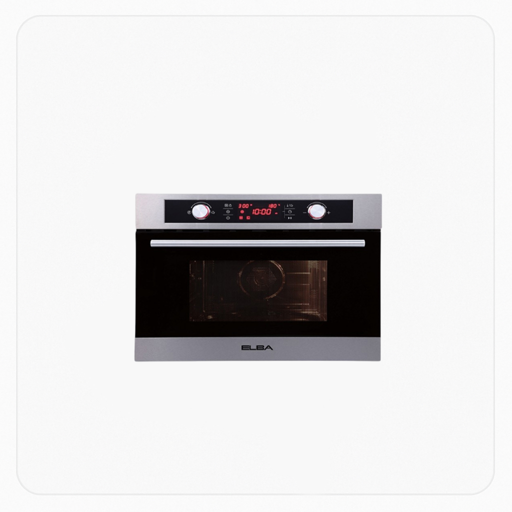 ELBA Built-in Microwave with Grill and Fan – 44L – Stainless Steel – Touch Display | LUX46