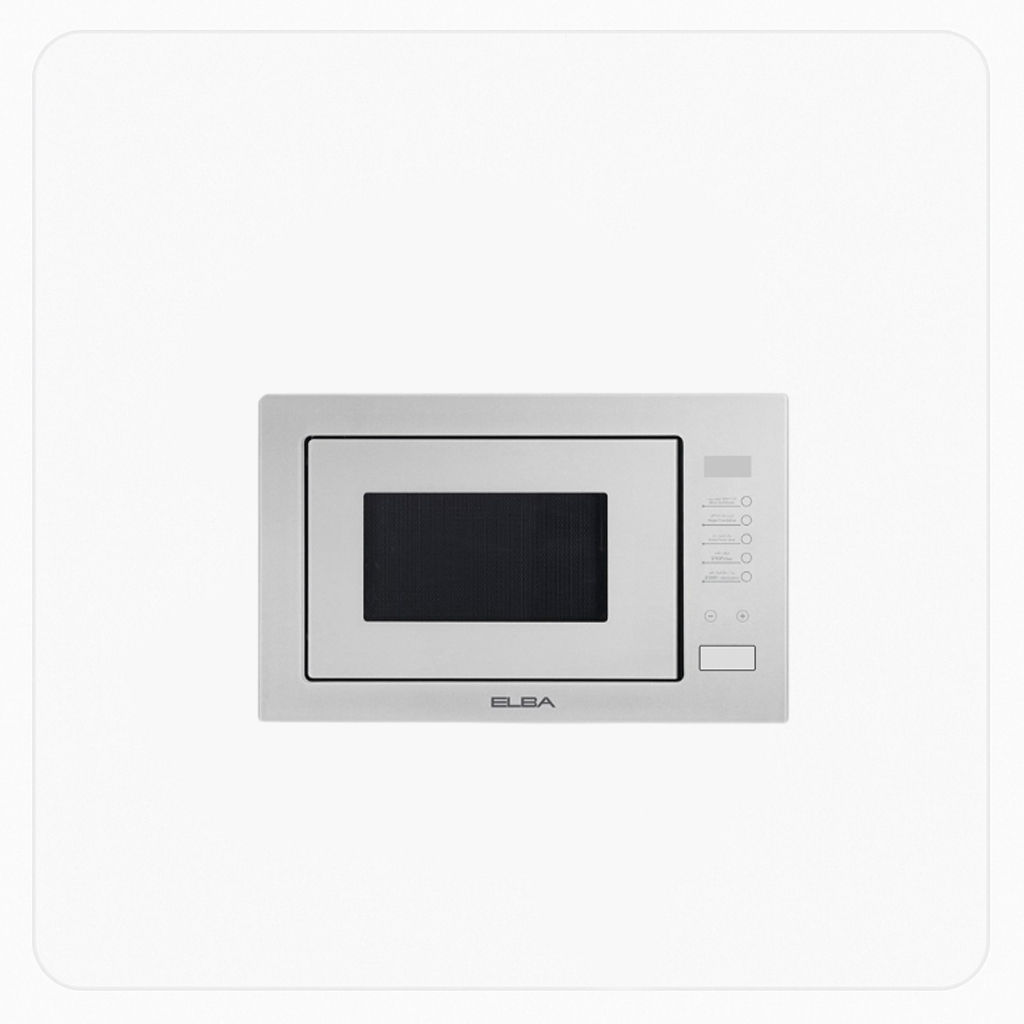 ELBA Built-in Microwave with Grill – 28L – White Glass – Touch Display | TOUCH28WHITE