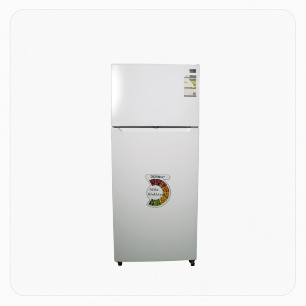 DoraSat Double Door Refrigerator 14.7 Cu Ft White DS420DF/W