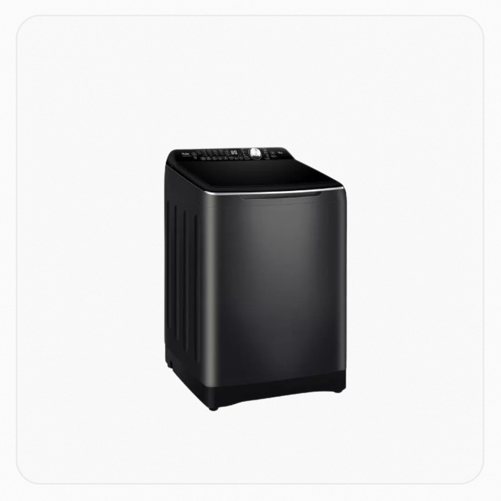 غسالة هاير تحميل علوي أوتوماتيك سعة 10 كجم لون فضي – HWM100-B1678S8 
