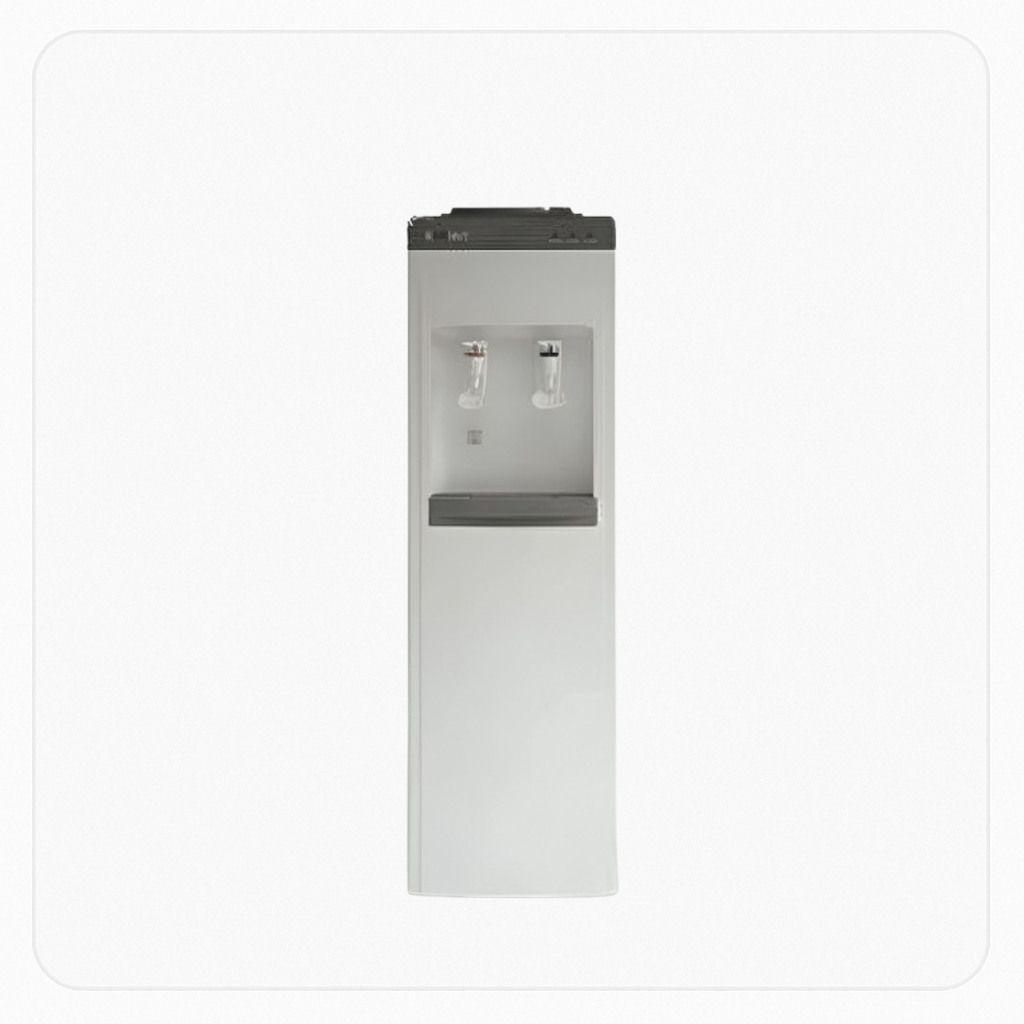 Koolen Water Dispenser – 20L, Top Load, White/Grey, Hot/Cold