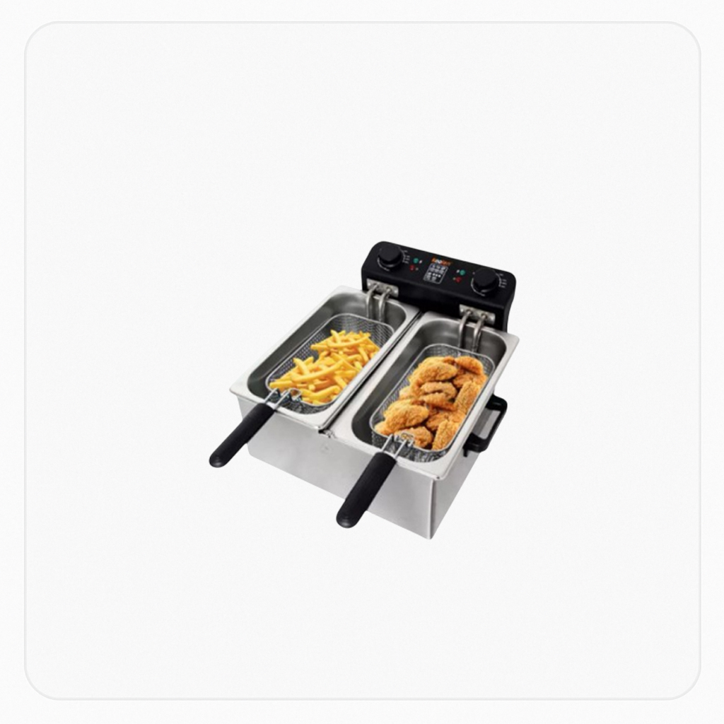 قلاية زيت عميقة كولين – 6 لتر – 2800 واط – سلة مزدوجة