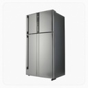 Hitachi Double Door Refrigerator 21.2 Cu Ft Inverter Silver R-V805PS1KVBSL-MOD