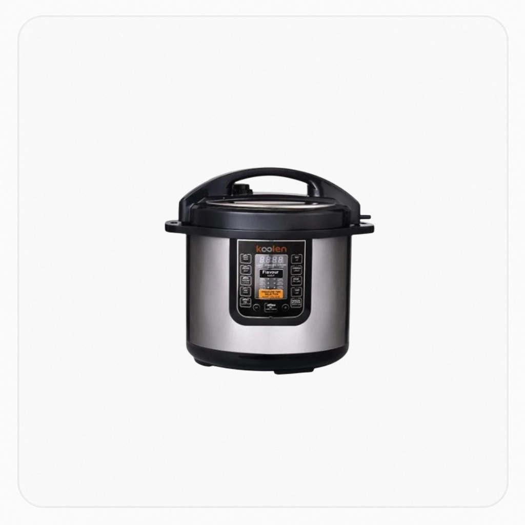 Koolen Electric Pressure Cooker – 12L – Black / Silver