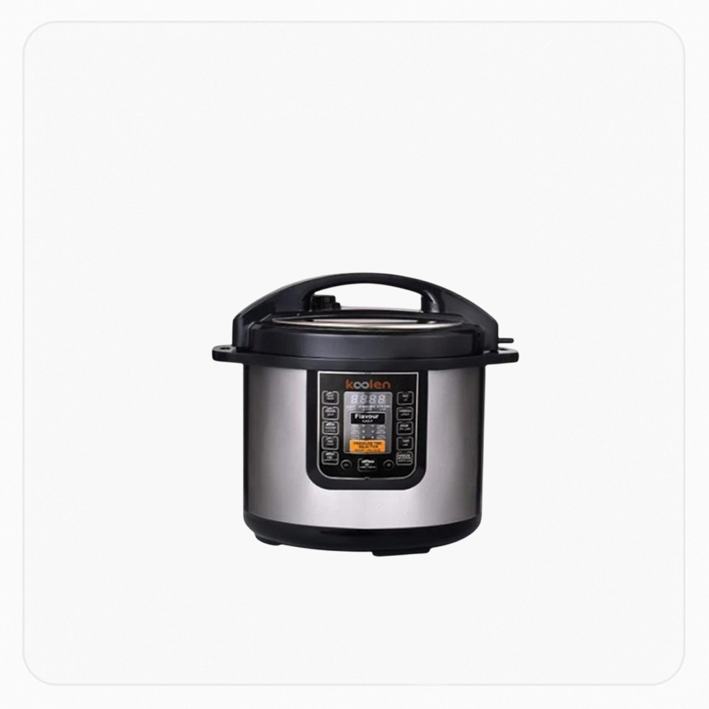 Koolen Electric Pressure Cooker – 10L – Black / Silver