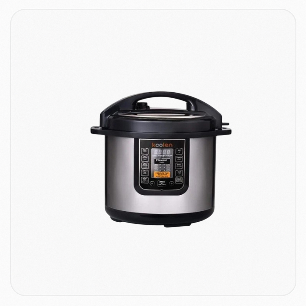 Koolen Electric Pressure Cooker – 8L – Black / Silver