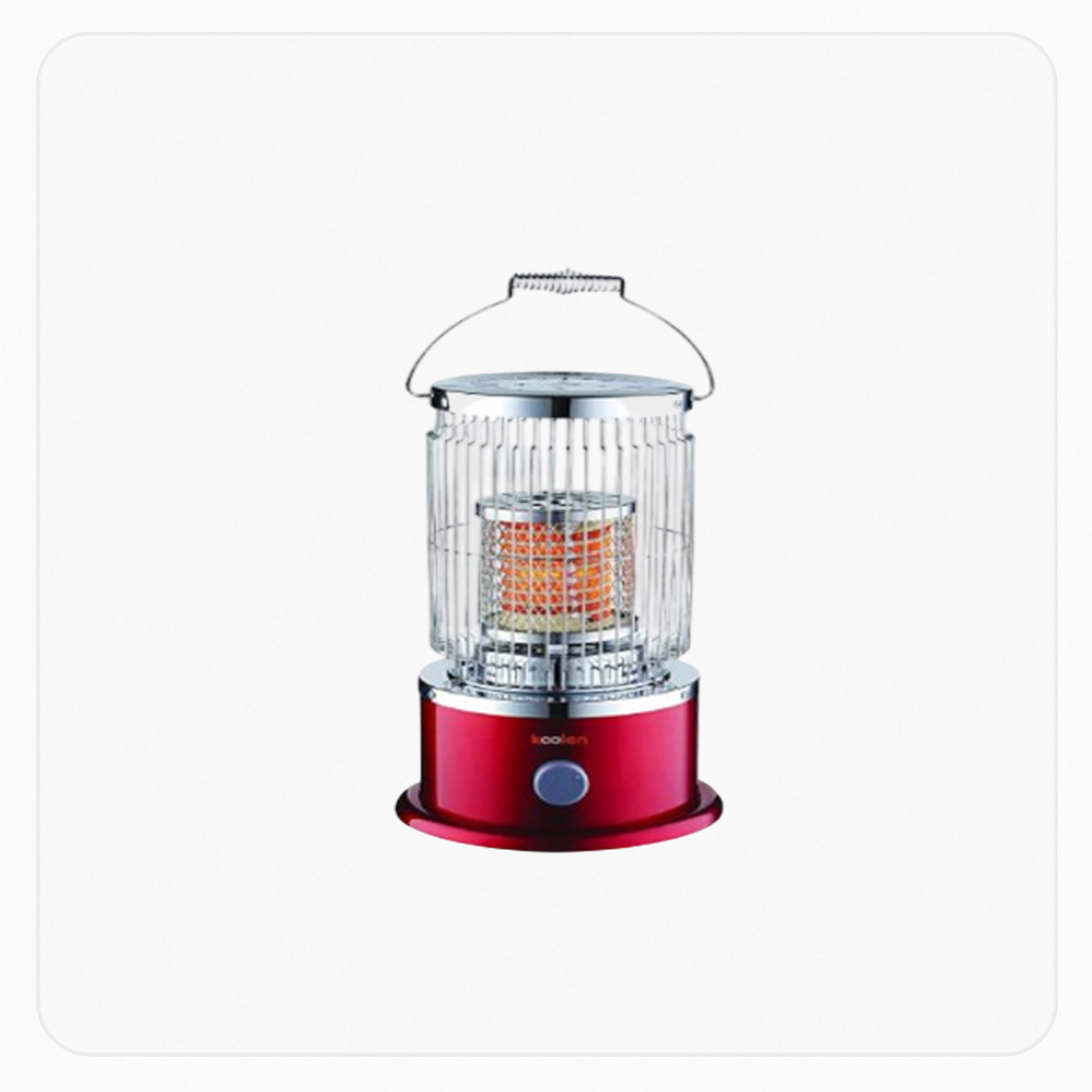 Electric Circular Heater – Koolen Metallic Red 1600-1800W