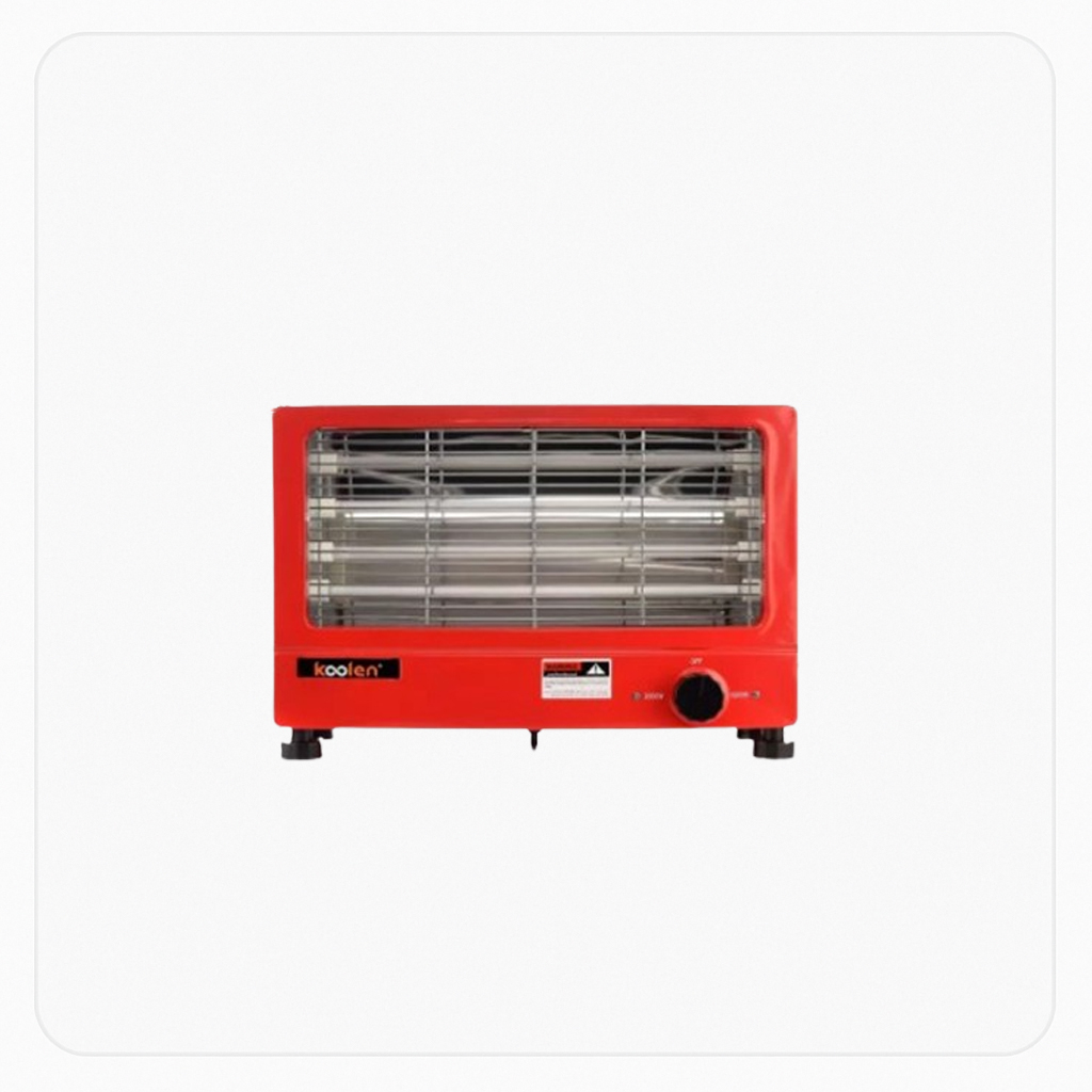 دفاية كهربائية – كولين 3 مستويات 4 شمعات 2000 واط - أحمر