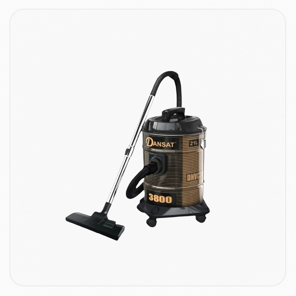 Dansat Barrel Vacuum Cleaner – 1800W – 21L – Red / Grey
