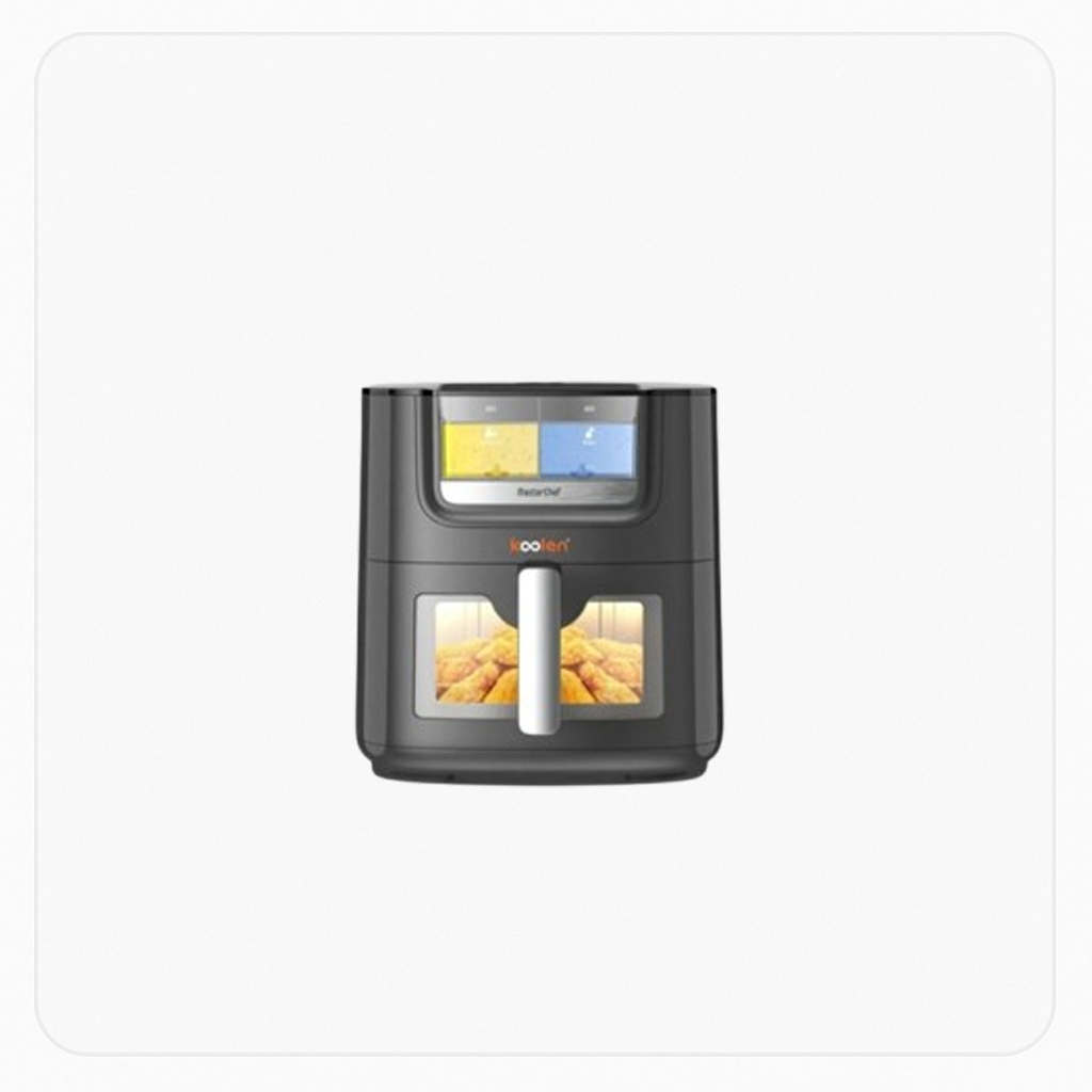 قلايه هوائيه كولين بتقنية بخاخ زيت و ماء سعة 7 لتر اسود