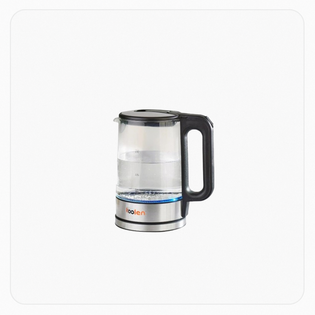 Koolen Glass Electric Kettle 1.7L - 2200W