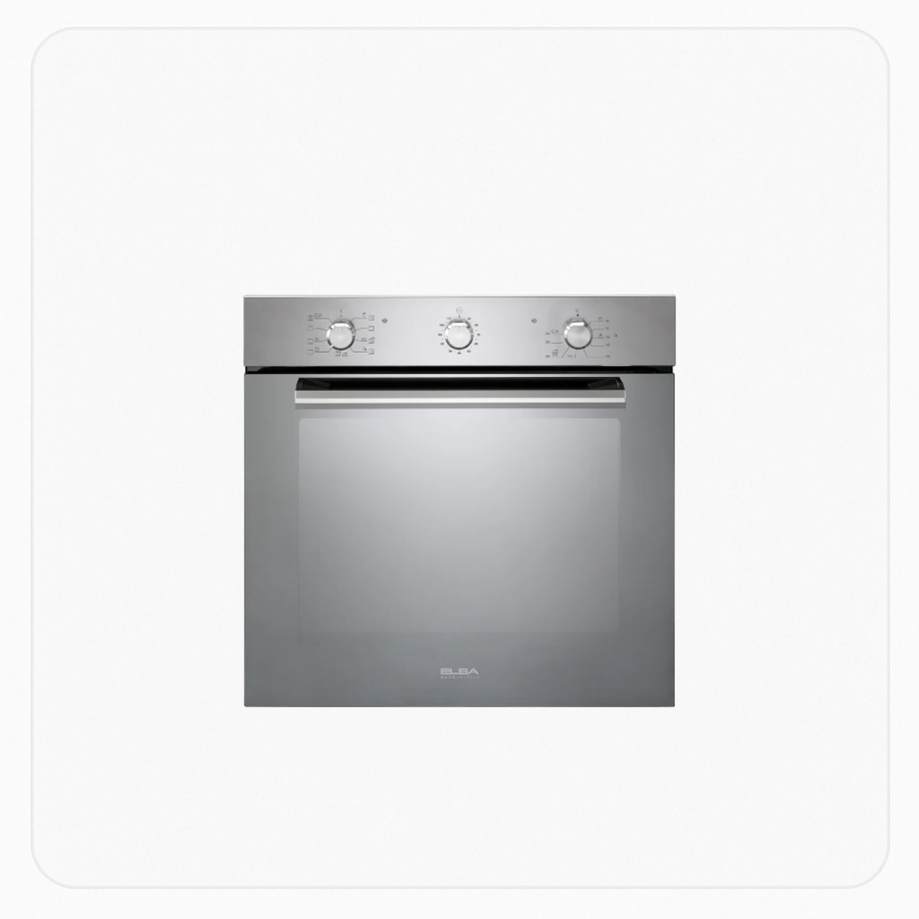 Elba Built-In Electric Oven 60cm 9 Functions 69L Stainless Steel – AS E 6 XLX
