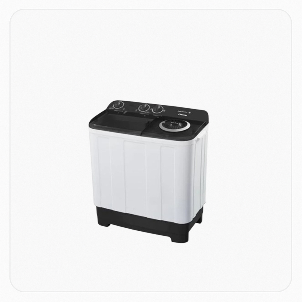 Kelvinator Twin Tub Washing Machine – 7 Kg – White – Model KL807TW