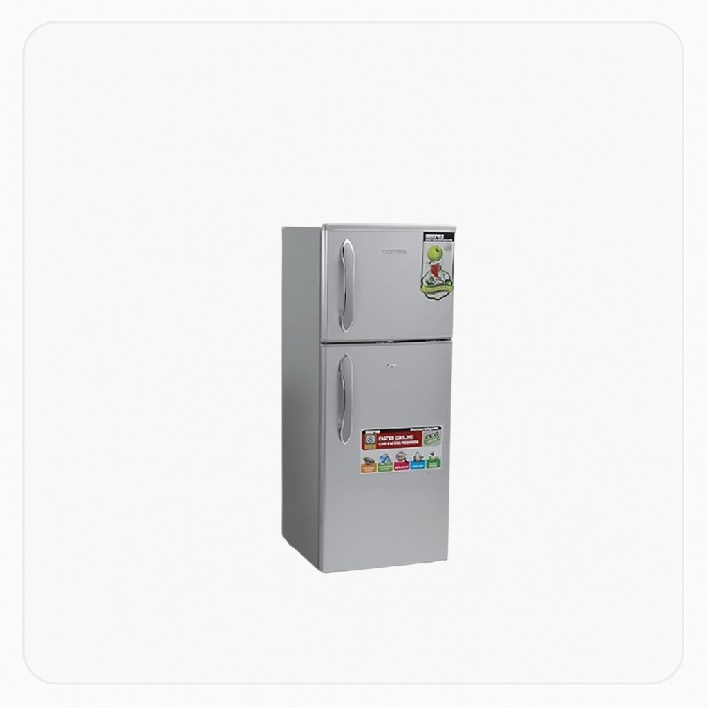 Wbox Double Door Refrigerator 4.5 Cu Ft Ice Cooling Silver WBR138WHS
