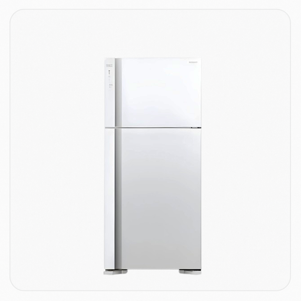 Hitachi Double Door Refrigerator 19.43 Cu Ft Inverter 550 Liters White R-V700PS7K-1TWH