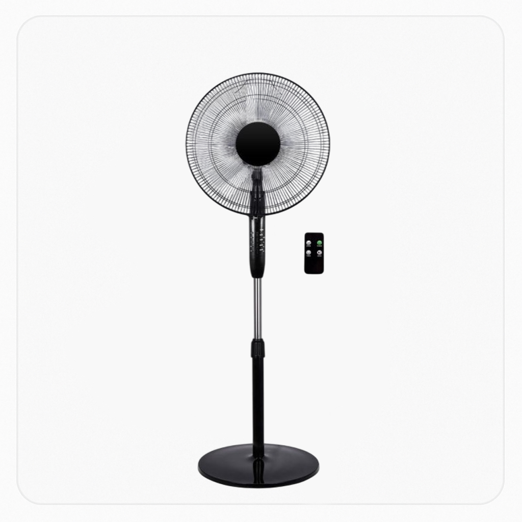 Koolen Stand Fan – 3 Speeds – 40W – 16 Inch – Black