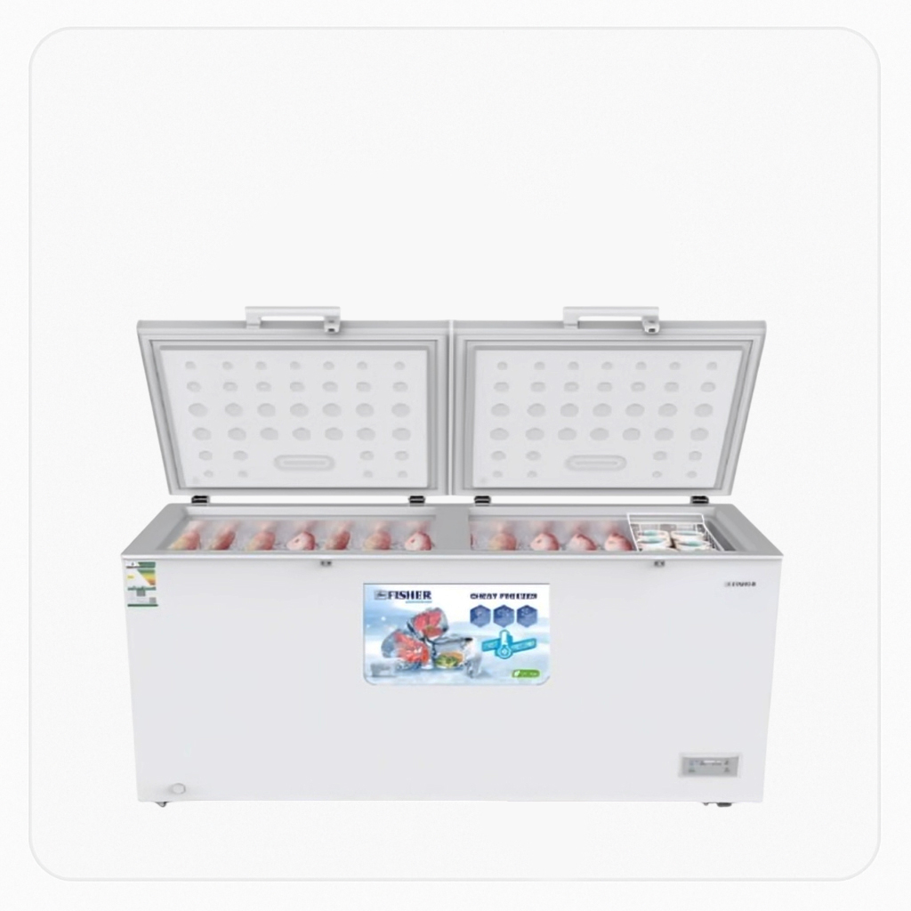فريزر أفقي فيشر – سعة 25.28 قدم مكعب / 708 لتر – إنفرتر – لون أبيض – موديل FCF-710HIW 