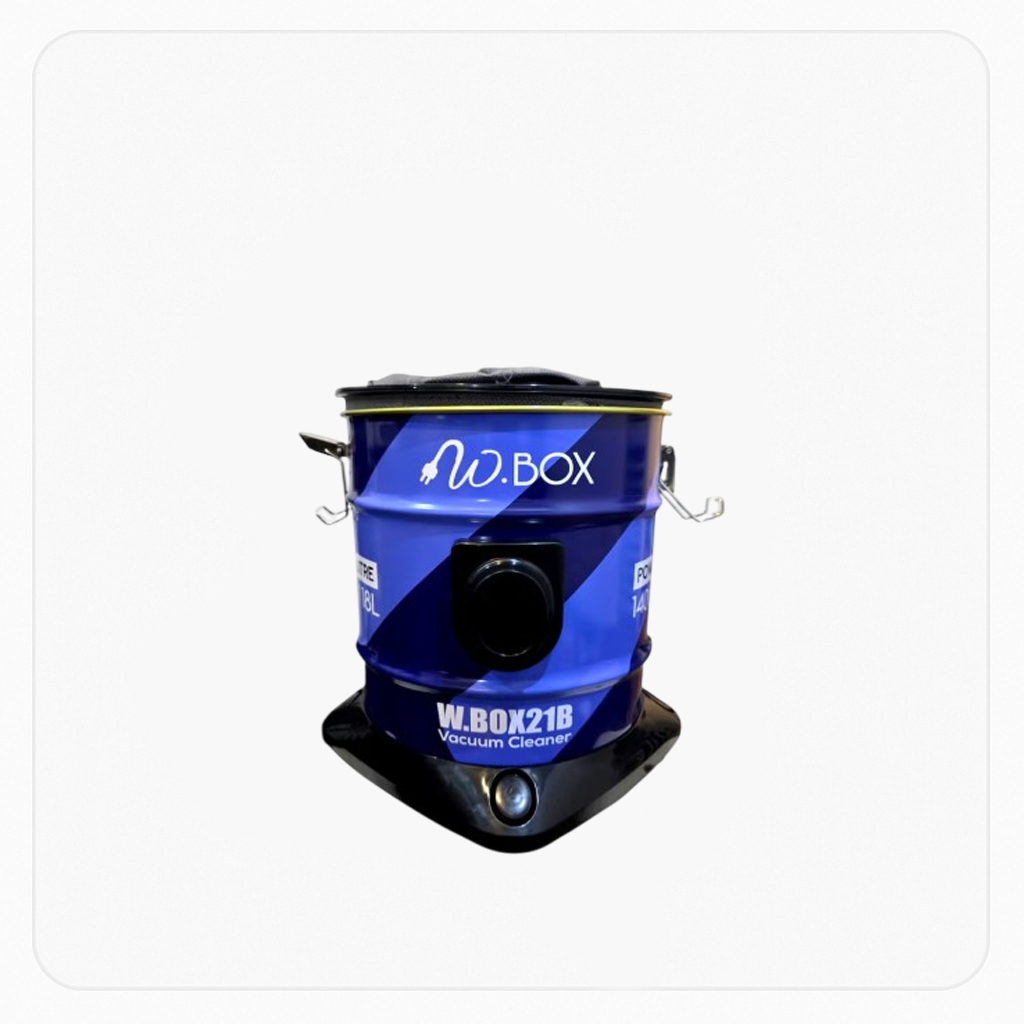 W Box Drum Vacuum Cleaner 1400W 18L – Blue        