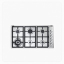 Elba Built-in Gas Hob 90 cm – 6 Burners Stainless Steel – ASEN95-645XD