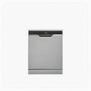 Super General Dishwasher 15 Place Settings with 8 Programs Silver Color – KSGDW1606